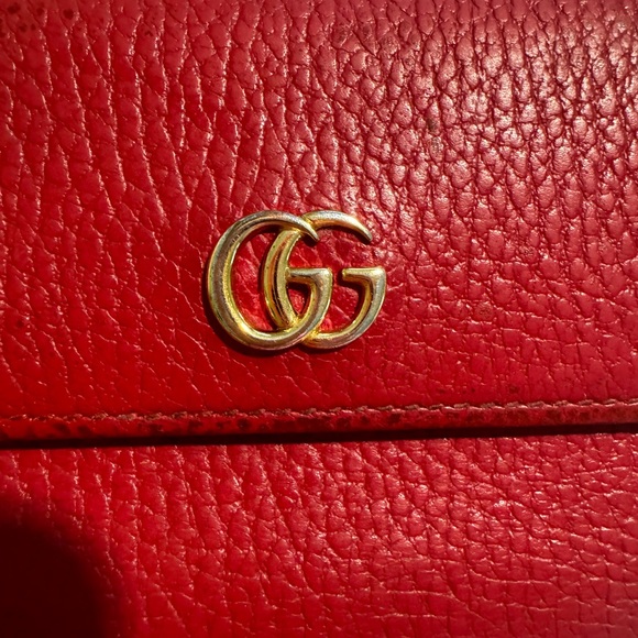 Gucci wallet. Red - Picture 3 of 11